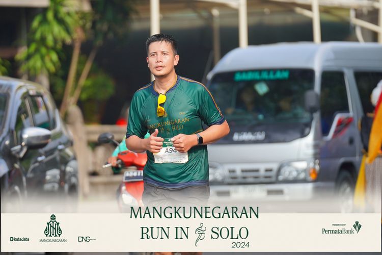 Race photo from Mangkunegaran Run 2024