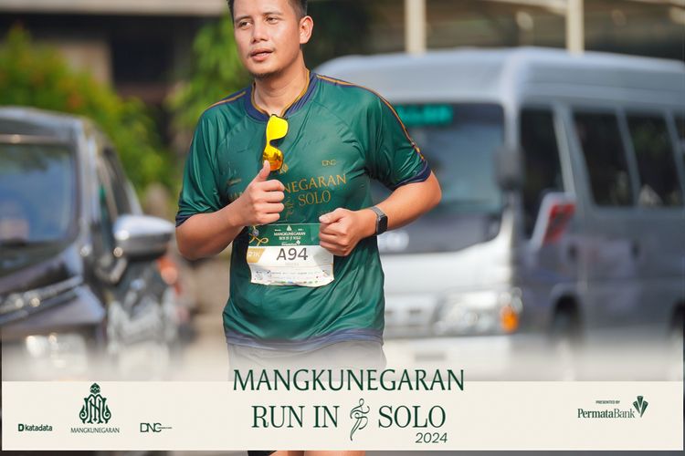 Race photo from Mangkunegaran Run 2024