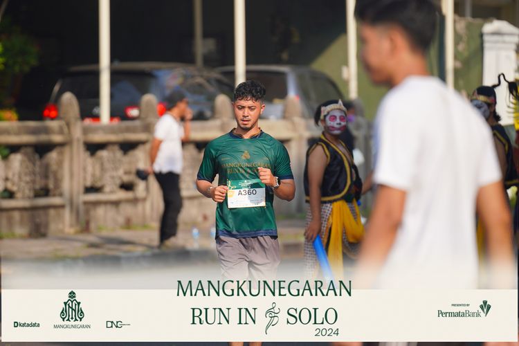 Race photo from Mangkunegaran Run 2024