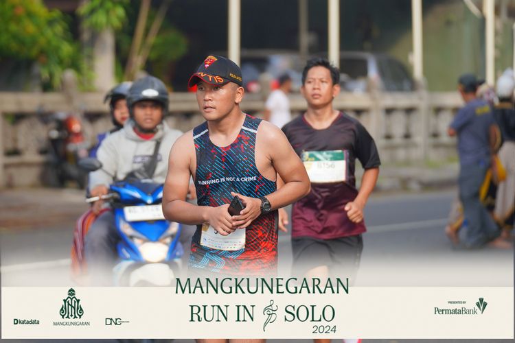 Race photo from Mangkunegaran Run 2024
