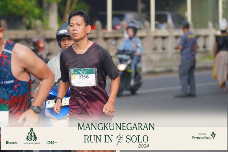 Race photo from Mangkunegaran Run 2024