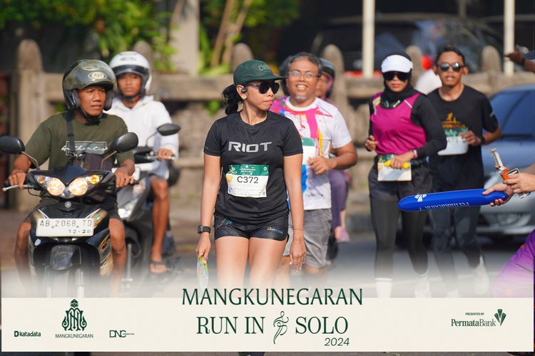 Race photo from Mangkunegaran Run 2024