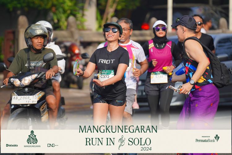 Race photo from Mangkunegaran Run 2024