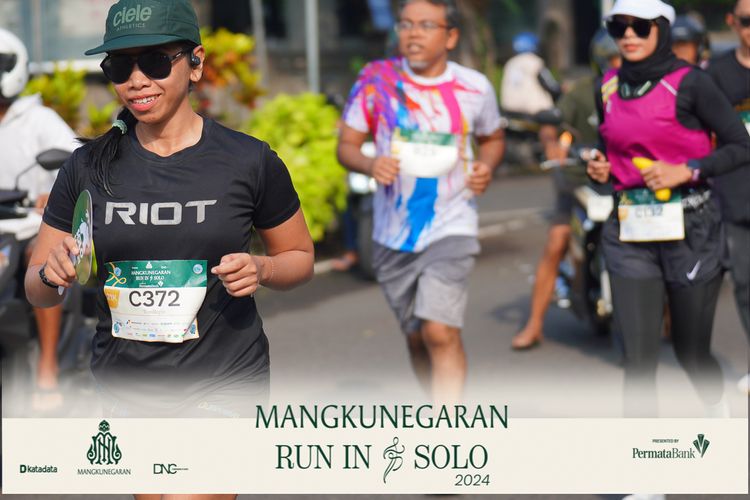 Race photo from Mangkunegaran Run 2024