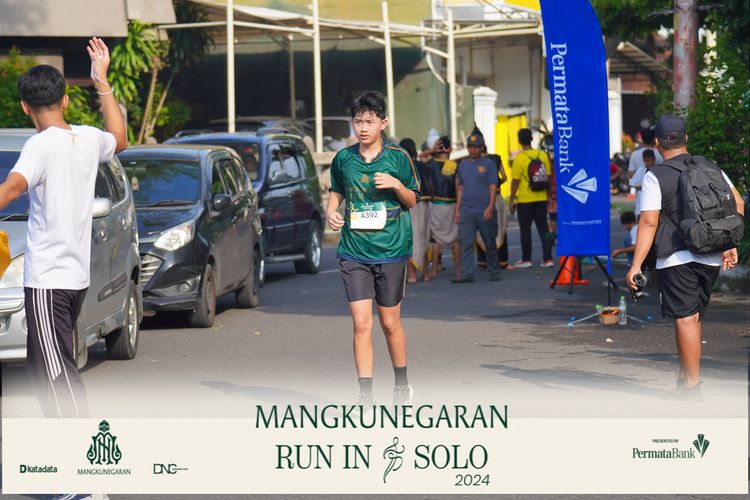 Race photo from Mangkunegaran Run 2024