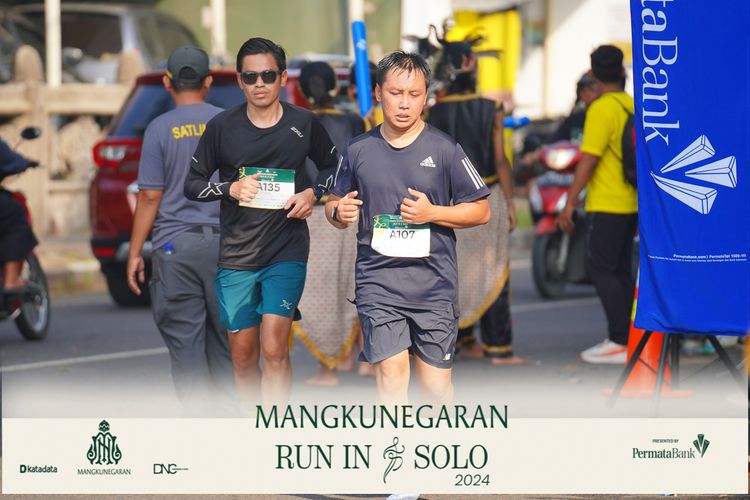 Race photo from Mangkunegaran Run 2024