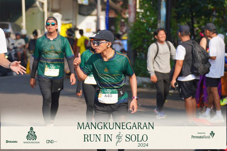 Race photo from Mangkunegaran Run 2024
