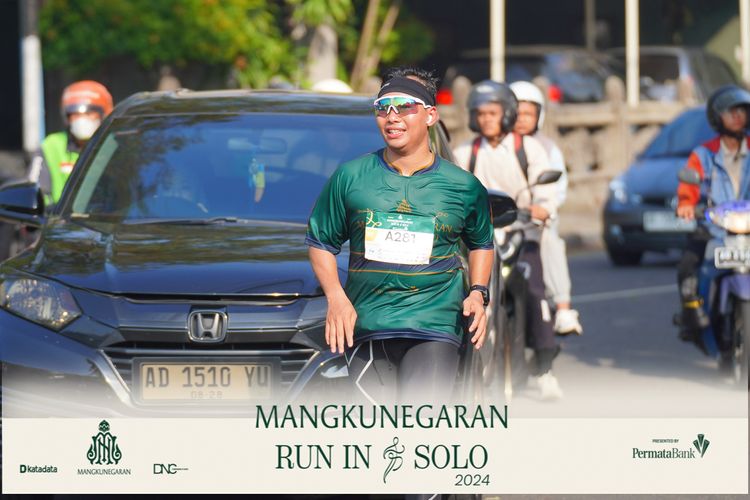 Race photo from Mangkunegaran Run 2024