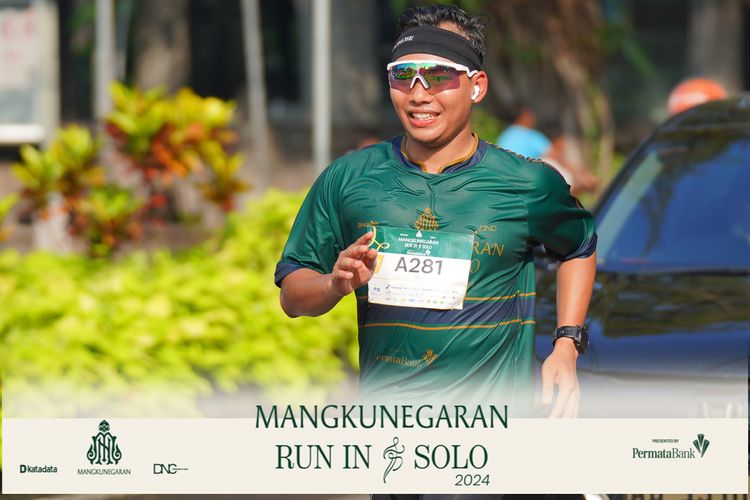 Race photo from Mangkunegaran Run 2024