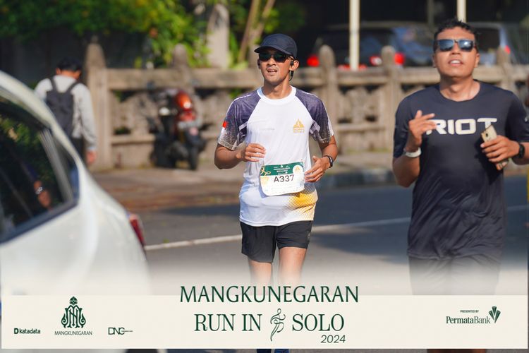 Race photo from Mangkunegaran Run 2024