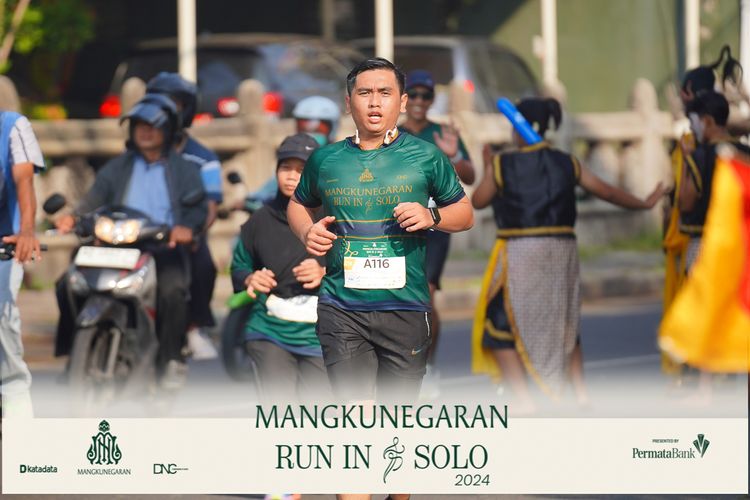 Race photo from Mangkunegaran Run 2024