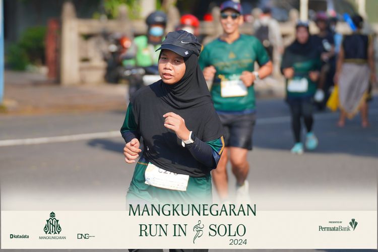 Race photo from Mangkunegaran Run 2024