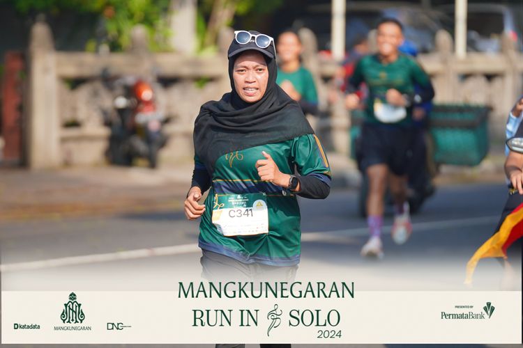 Race photo from Mangkunegaran Run 2024