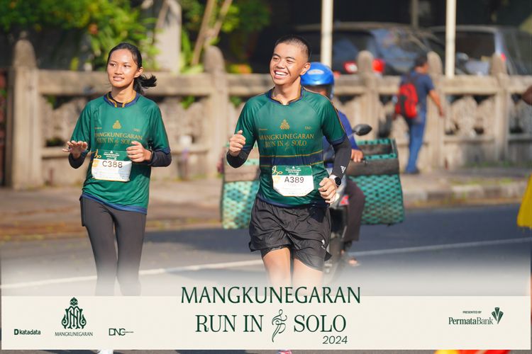 Race photo from Mangkunegaran Run 2024