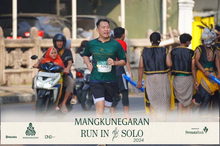 Race photo from Mangkunegaran Run 2024