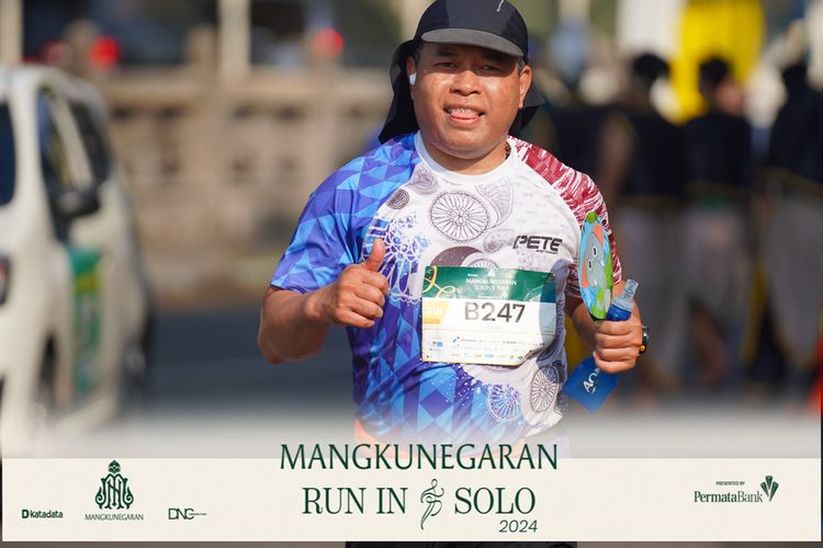 Race photo from Mangkunegaran Run 2024
