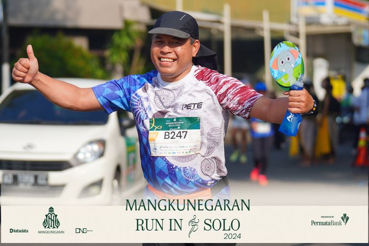Race photo from Mangkunegaran Run 2024