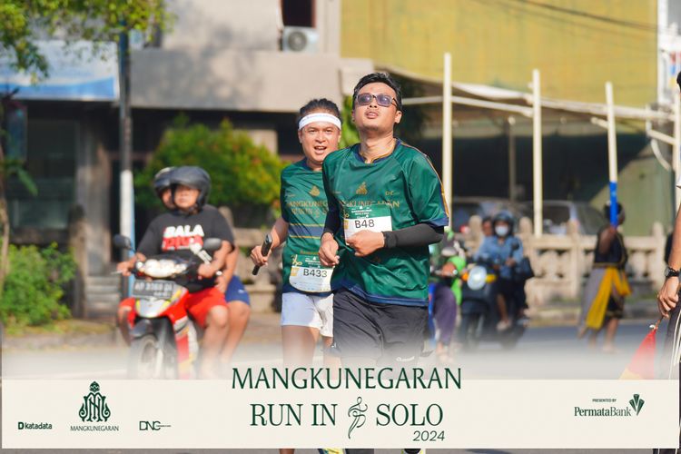 Race photo from Mangkunegaran Run 2024
