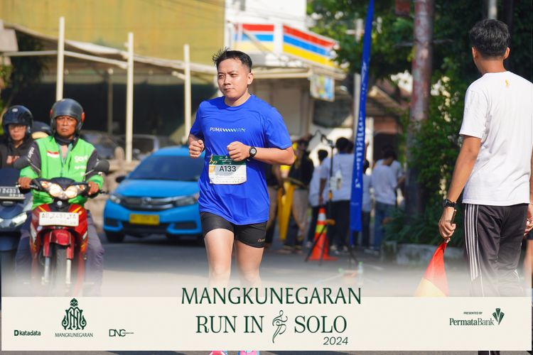Race photo from Mangkunegaran Run 2024
