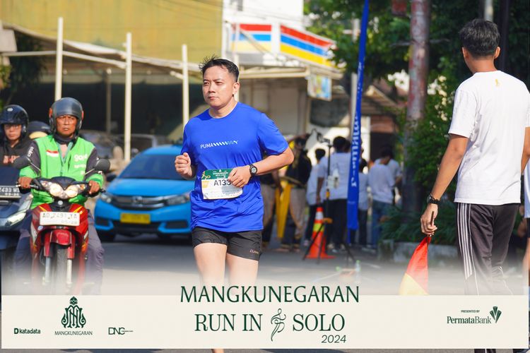 Race photo from Mangkunegaran Run 2024