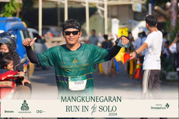 Race photo from Mangkunegaran Run 2024
