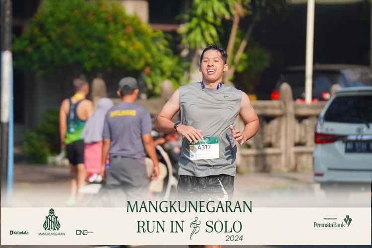 Race photo from Mangkunegaran Run 2024