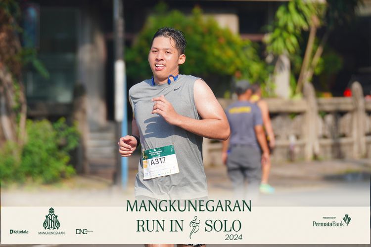 Race photo from Mangkunegaran Run 2024
