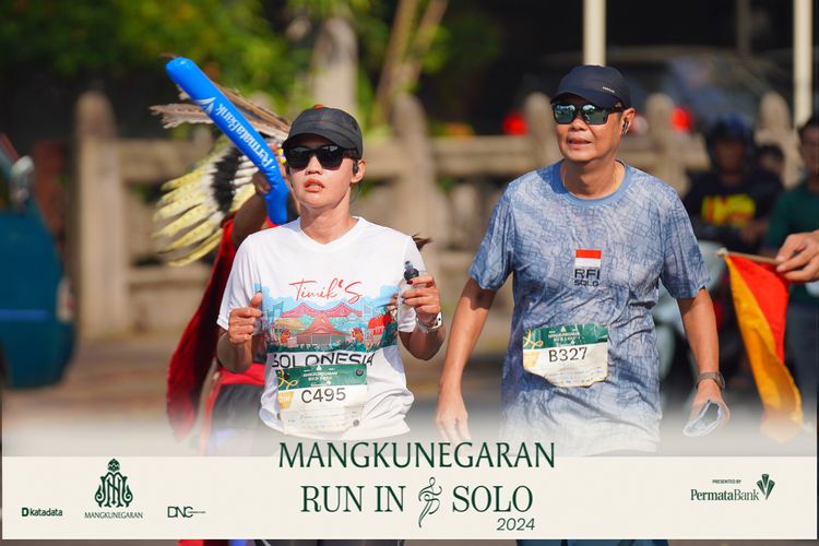 Race photo from Mangkunegaran Run 2024