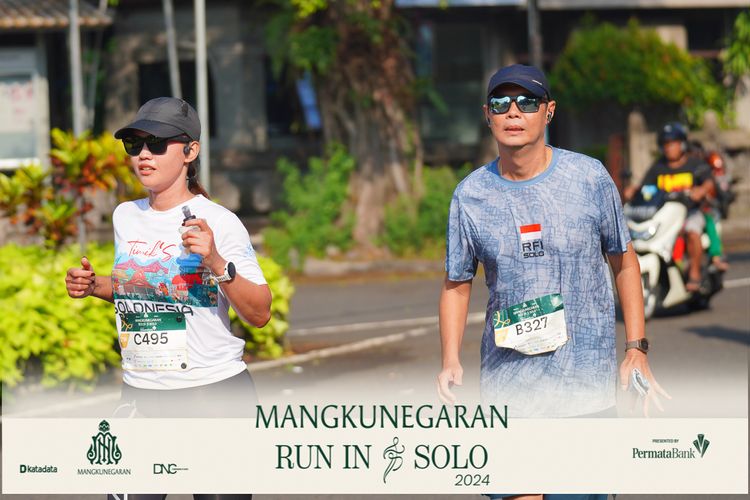 Race photo from Mangkunegaran Run 2024
