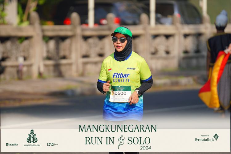 Race photo from Mangkunegaran Run 2024