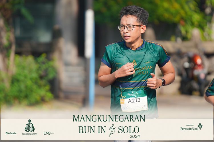 Race photo from Mangkunegaran Run 2024
