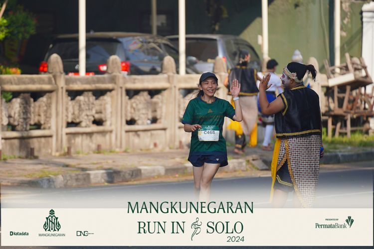 Race photo from Mangkunegaran Run 2024