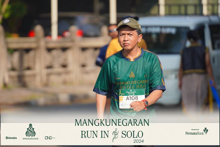 Race photo from Mangkunegaran Run 2024