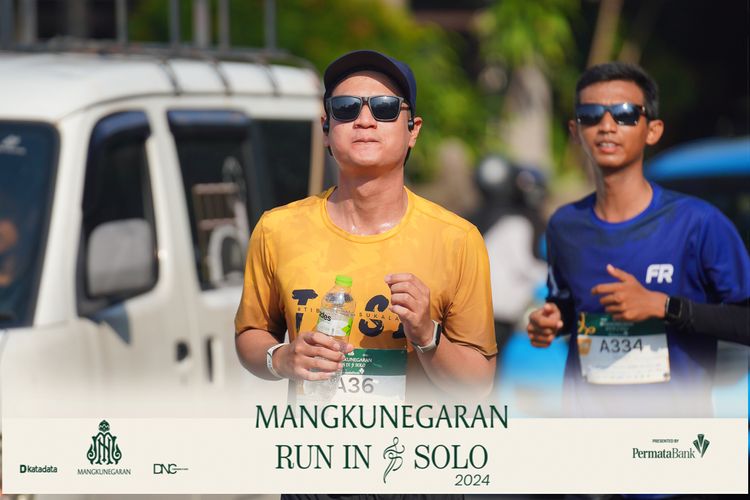 Race photo from Mangkunegaran Run 2024