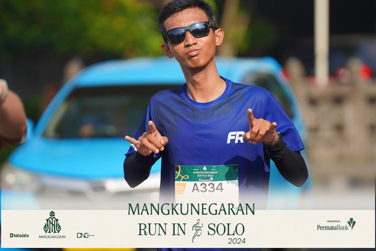 Race photo from Mangkunegaran Run 2024