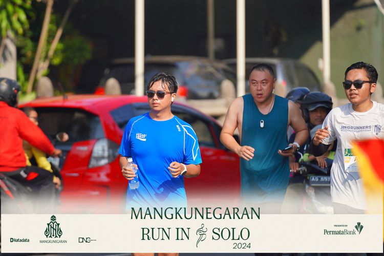Race photo from Mangkunegaran Run 2024
