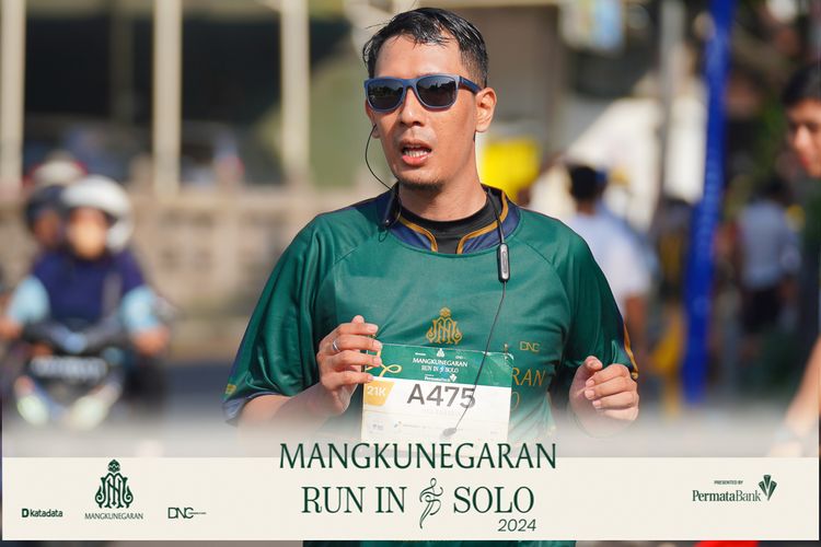 Race photo from Mangkunegaran Run 2024
