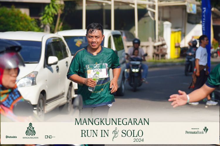 Race photo from Mangkunegaran Run 2024