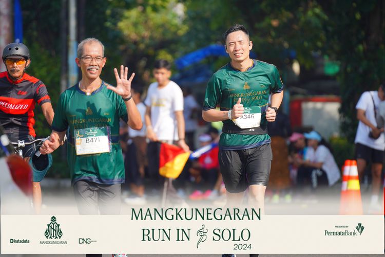 Race photo from Mangkunegaran Run 2024