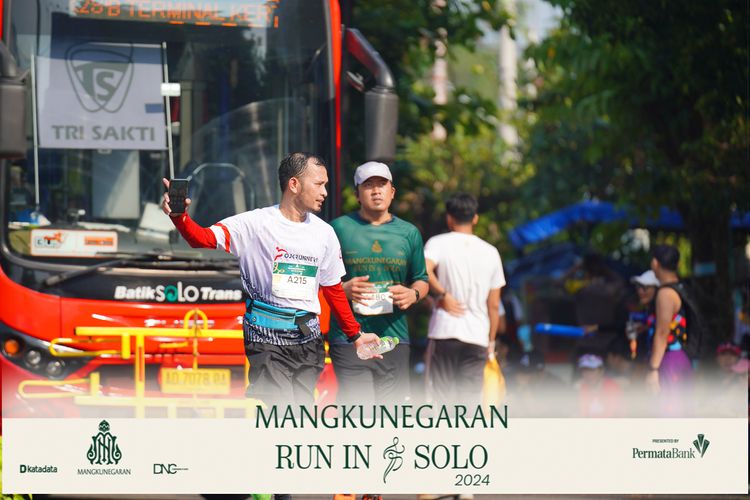 Race photo from Mangkunegaran Run 2024