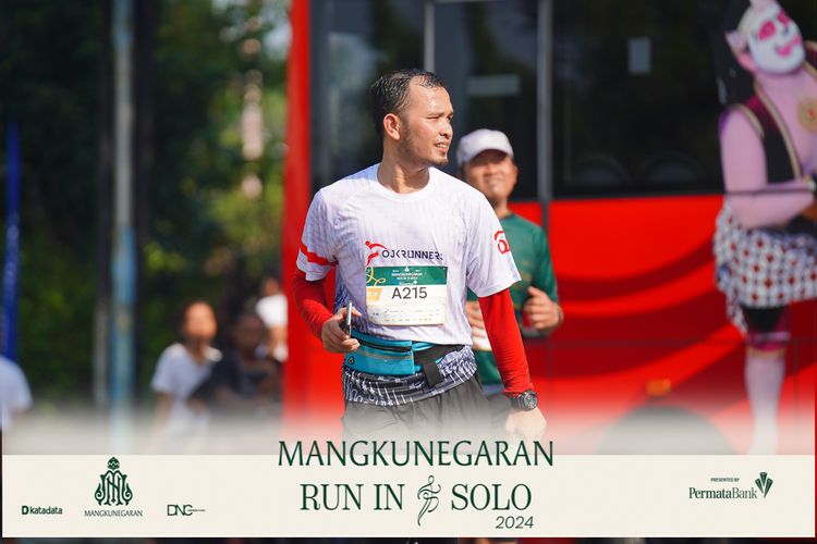 Race photo from Mangkunegaran Run 2024