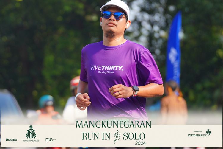 Race photo from Mangkunegaran Run 2024