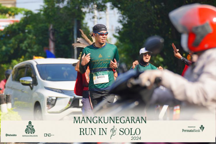 Race photo from Mangkunegaran Run 2024