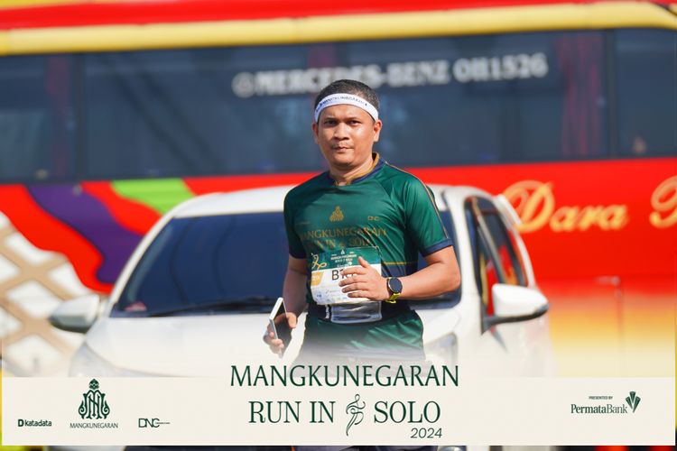 Race photo from Mangkunegaran Run 2024