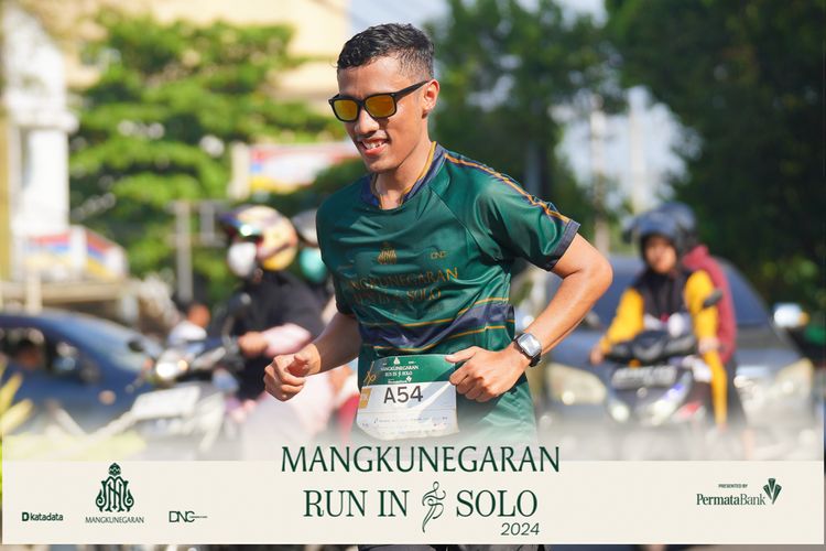 Race photo from Mangkunegaran Run 2024