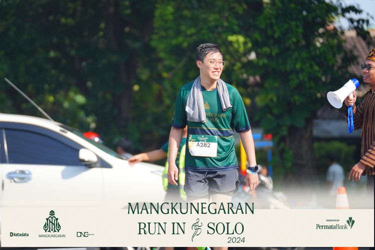 Race photo from Mangkunegaran Run 2024