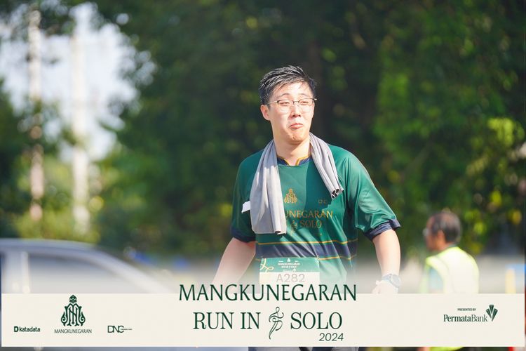 Race photo from Mangkunegaran Run 2024