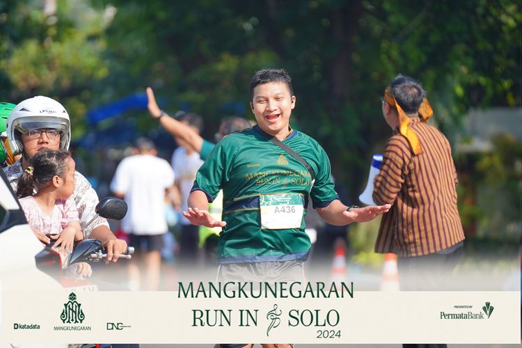 Race photo from Mangkunegaran Run 2024