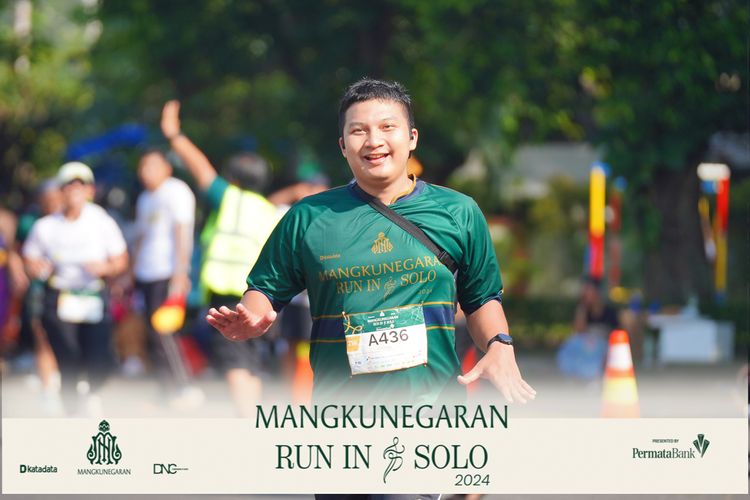 Race photo from Mangkunegaran Run 2024