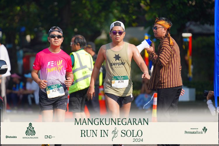 Race photo from Mangkunegaran Run 2024